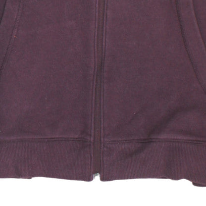 Mens UK Size S Under armour Purple Full Zip Hoodie