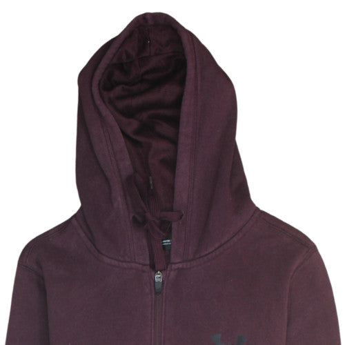 Mens UK Size S Under armour Purple Full Zip Hoodie