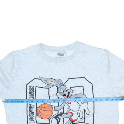 Mens UK Size L Looney Tunes Grey Pullover Sweatshirt