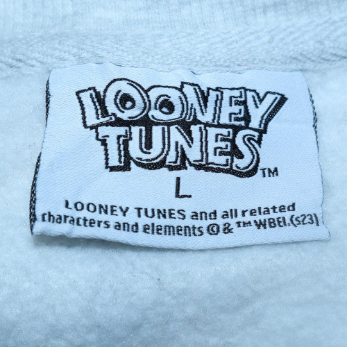 Mens UK Size L Looney Tunes Grey Pullover Sweatshirt