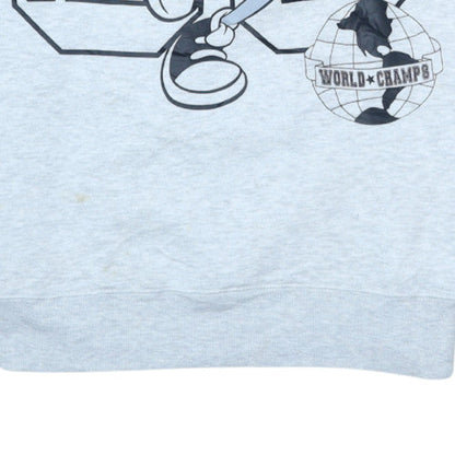 Mens UK Size L Looney Tunes Grey Pullover Sweatshirt