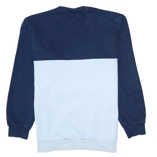 Mens UK Size M adidas Blue Pullover Sweatshirt