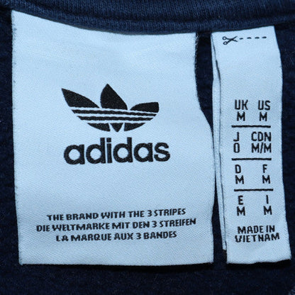 Mens UK Size M adidas Blue Pullover Sweatshirt