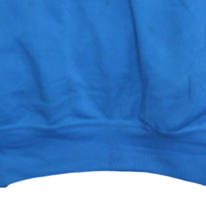 Mens UK Size M Reebok Blue Pullover Hoodie