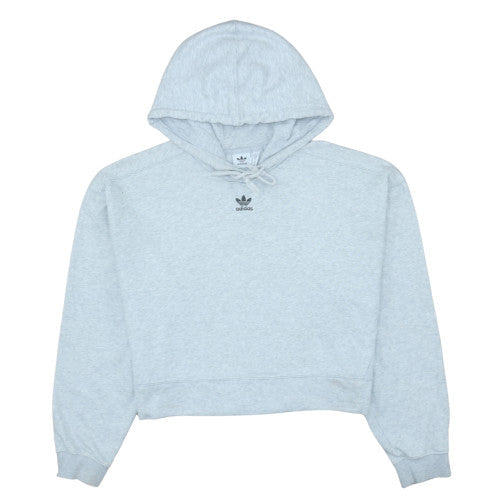 Womens UK Size 10 adidas Grey Pullover Hoodie