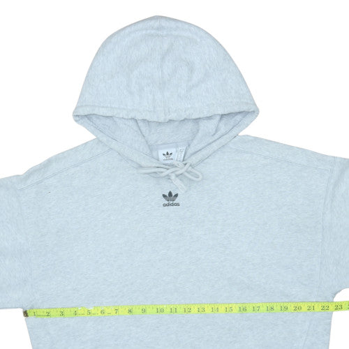 Womens UK Size 10 adidas Grey Pullover Hoodie