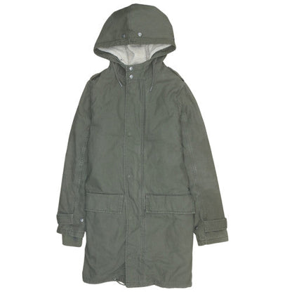 Mens UK Size XS Parka London Green Parka Coat