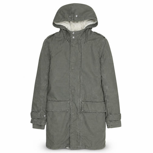 Mens UK Size XS Parka London Green Parka Coat