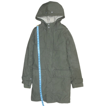 Mens UK Size XS Parka London Green Parka Coat