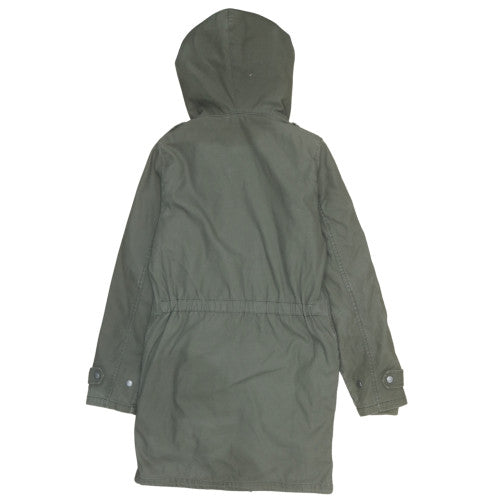 Mens UK Size XS Parka London Green Parka Coat