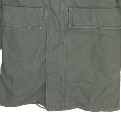 Mens UK Size XS Parka London Green Parka Coat