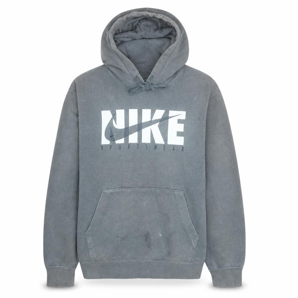 Mens UK Size M Nike Grey Pullover Hoodie