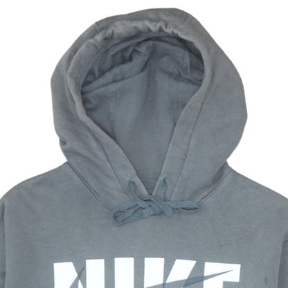 Mens UK Size M Nike Grey Pullover Hoodie