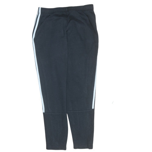 Mens UK Size M adidas Regular Fit Jogger Black Trousers