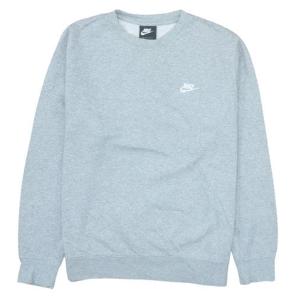 Mens UK Size L Nike Grey Pullover Sweatshirt