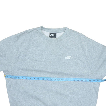 Mens UK Size L Nike Grey Pullover Sweatshirt