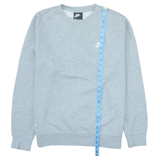 Mens UK Size L Nike Grey Pullover Sweatshirt