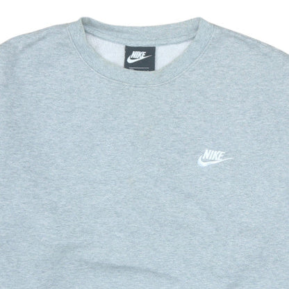 Mens UK Size L Nike Grey Pullover Sweatshirt