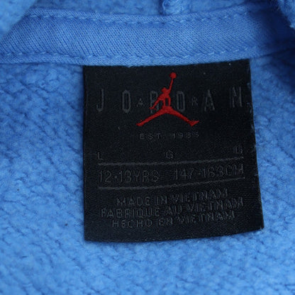 Boys UK Size 12-13 Years Jordan Blue Pullover Hoodie