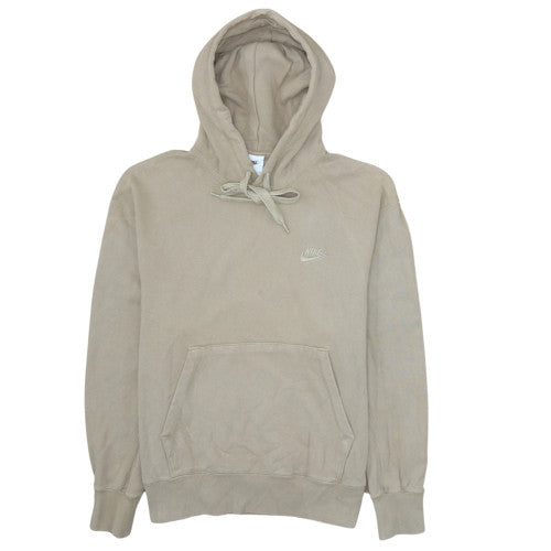 Mens UK Size M Nike Beige Pullover Hoodie