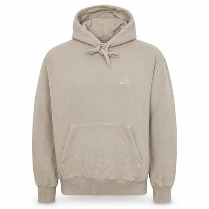 Mens UK Size M Nike Beige Pullover Hoodie