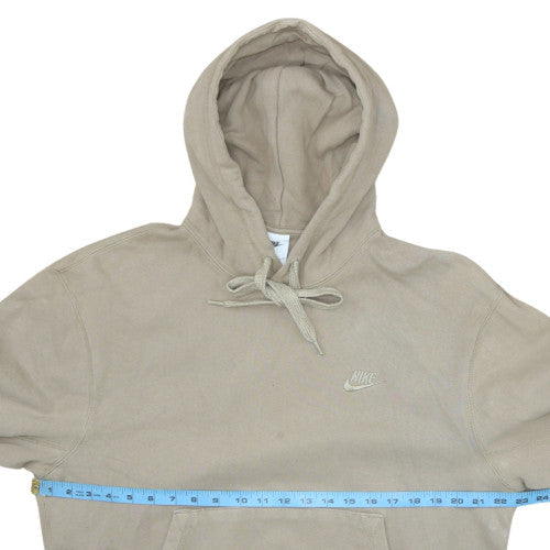 Mens UK Size M Nike Beige Pullover Hoodie