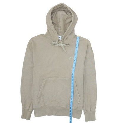 Mens UK Size M Nike Beige Pullover Hoodie