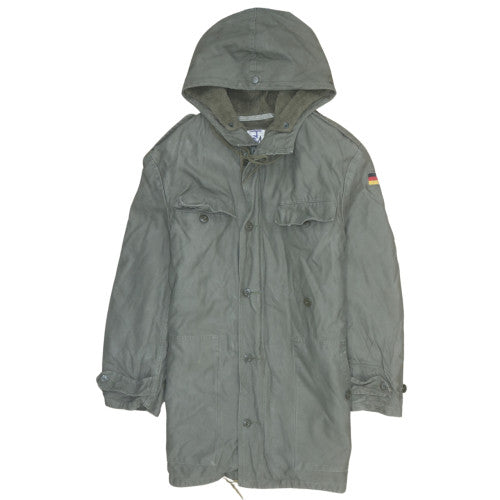 Mens UK Size M Schwarz Nassua Green Parka Coat