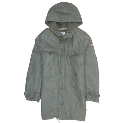 Mens UK Size M Schwarz Nassua Green Parka Coat