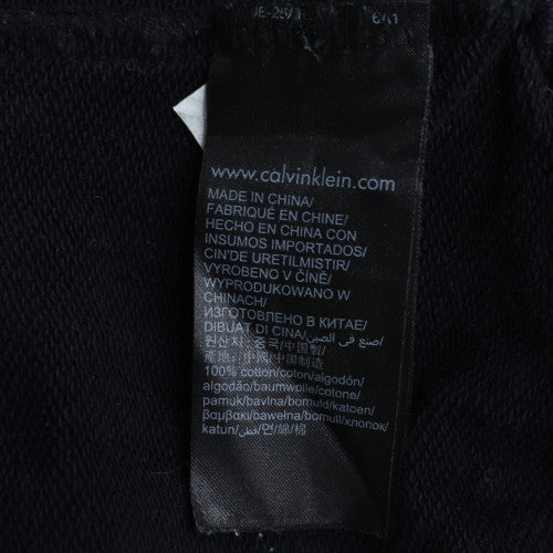 Mens UK Size S Calvin Klein Jeans Black Pullover Hoodie