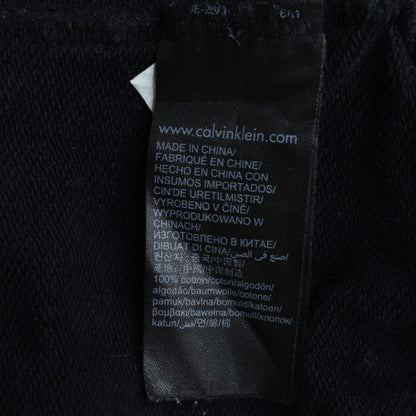 Mens UK Size S Calvin Klein Jeans Black Pullover Hoodie