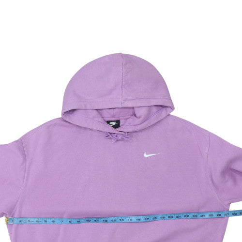 Womens UK Size L Nike Purple Pullover Hoodie