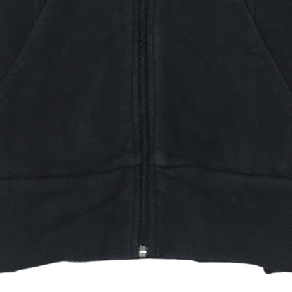 Womens UK Size 12-14 adidas Black Full Zip Hoodie