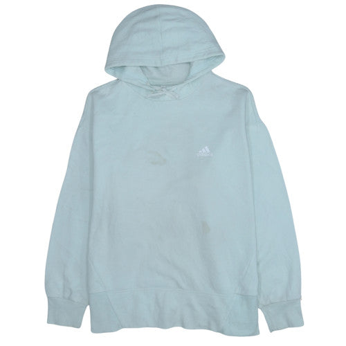 Womens UK Size 1X adidas Blue Pullover Hoodie