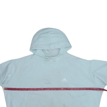 Womens UK Size 1X adidas Blue Pullover Hoodie