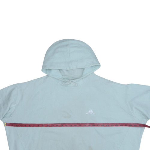 Womens UK Size 1X adidas Blue Pullover Hoodie