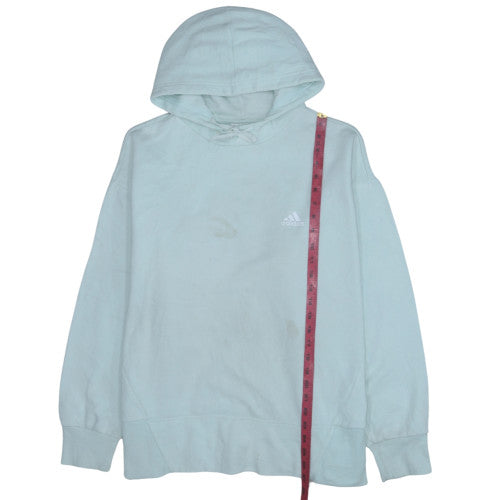 Womens UK Size 1X adidas Blue Pullover Hoodie
