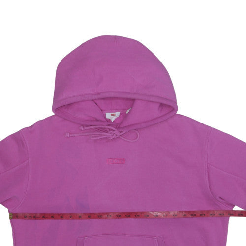 Womens UK Size M Levi's Pink Pullover Hoodie