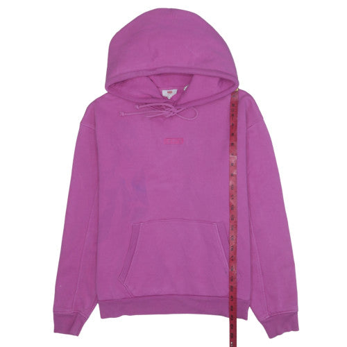 Womens UK Size M Levi's Pink Pullover Hoodie