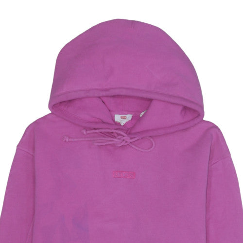 Womens UK Size M Levi's Pink Pullover Hoodie