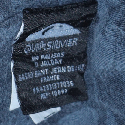 Quiksilver Boys Blue Full Zip Hoodie Age 12 Cotton Blend Casual