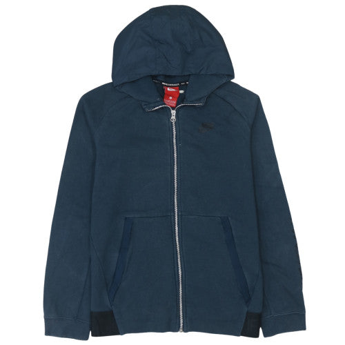 Boys UK Size L Nike Blue Full Zip Hoodie