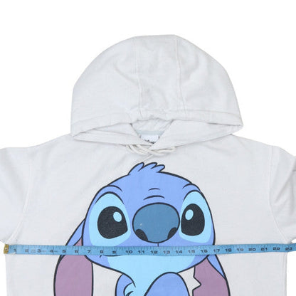 Womens UK Size M Disney White Pullover Hoodie