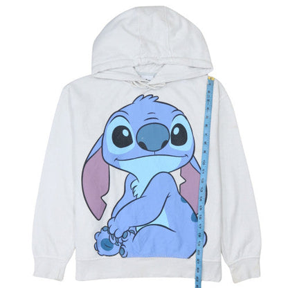Womens UK Size M Disney White Pullover Hoodie