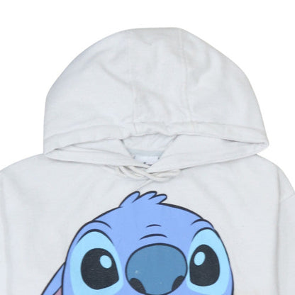 Womens UK Size M Disney White Pullover Hoodie