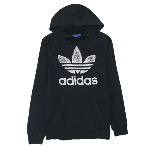 Mens UK Size L adidas Black Pullover Hoodie