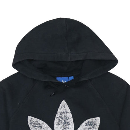 Mens UK Size L adidas Black Pullover Hoodie