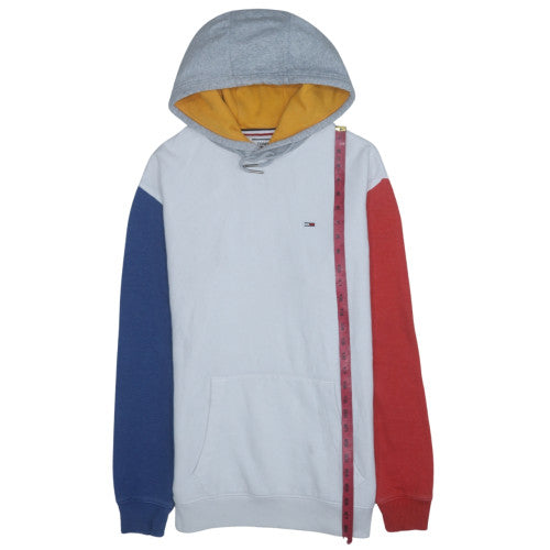 Mens UK Size M Tommy Jeans Multicoloured Pullover Hoodie