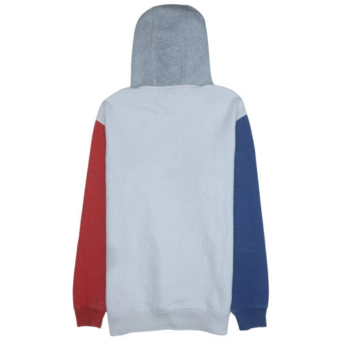 Mens UK Size M Tommy Jeans Multicoloured Pullover Hoodie