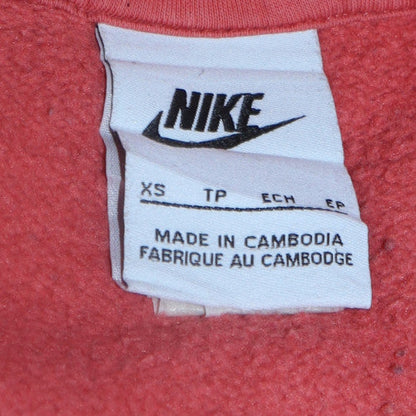 Womens UK Size XS Nike Pink Pullover Hoodie